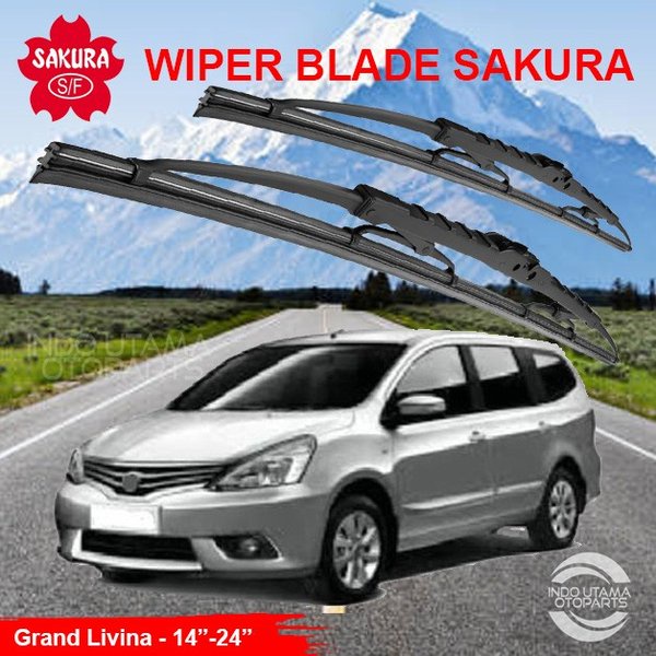 Wiper Kaca Depan Grand Livina Wiper Mobil SAKURA