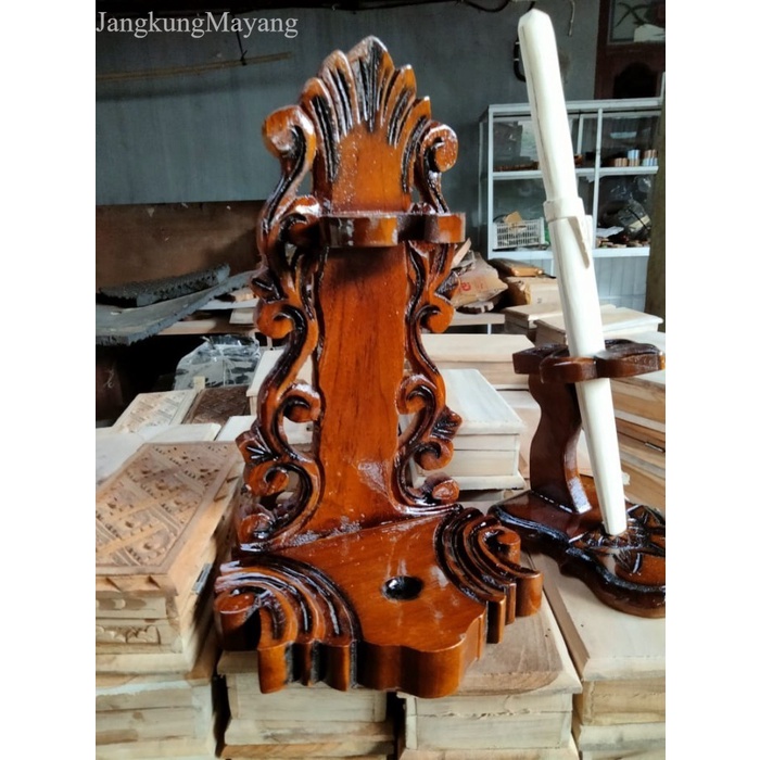 

jagrak keris stand ukir alus isi 1 - mentah Murah Meriah JD21 - mentah antik