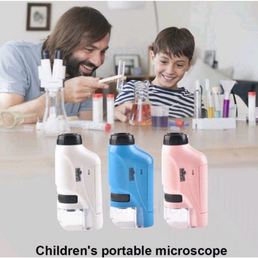 MIKROSKOP MINI / Linmora Mikroskop Mini Pocket Lab 60X-120X Magnification High Quality | BsM