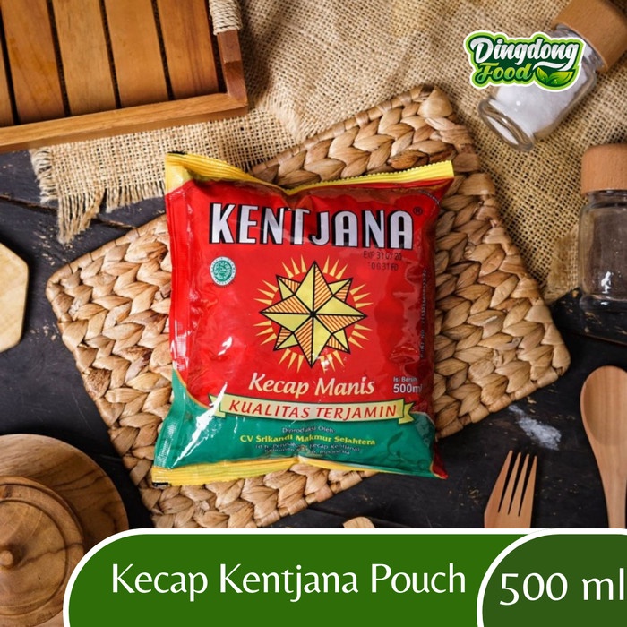 

Kecap Manis Cap Kentjana Khas Kebumen Pouch 500 ml