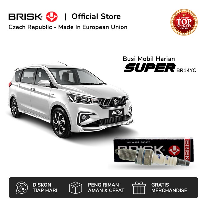 Busi Mobil Suzuki All New Ertiga Brisk Super BR14YC
