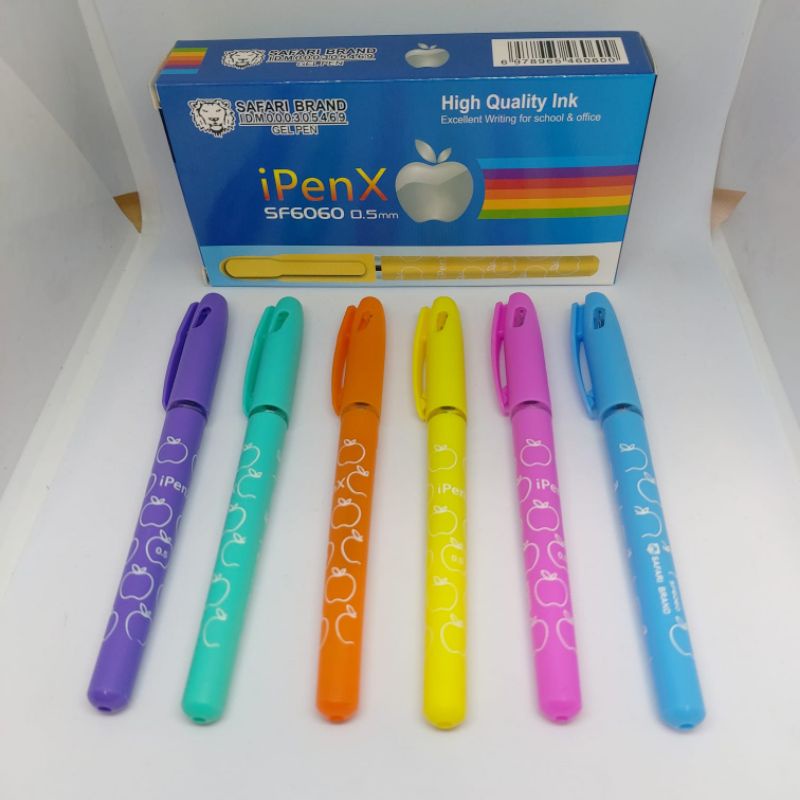 

SERBA MURAH STAR || PULPEN GEL PEN IPENX SF6060 VTRO 302 301 (LUSIN) - ORLEE NEON BOLPOIN BALLPOINT IPEN BESAR