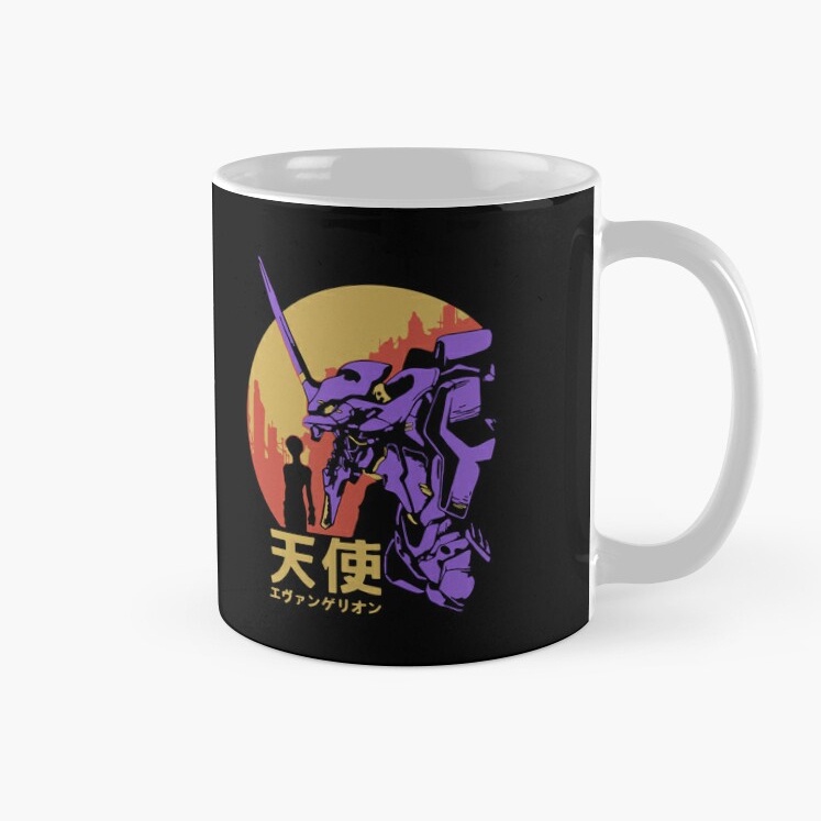 Neon Genesis Evangelion Retro Vintage Coffee Mug