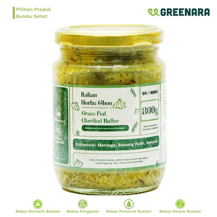 

[KUALITAS PREMIUM] Ghee Italian Herbs 200gr Terjangkau