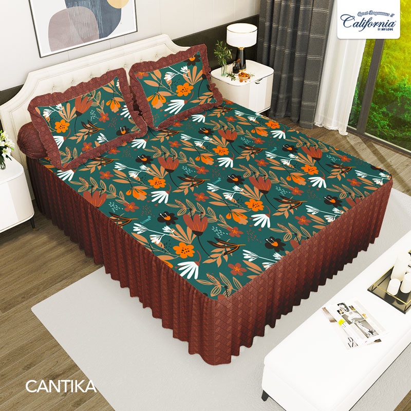 CALIFORNIA Sprei King Rumbai 180x200 Cantika