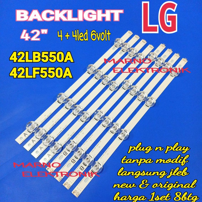 LAMPU BL BACKLIGHT LED TV LG 42LB550A 42LF550A 42LB550 42LF550 42LB