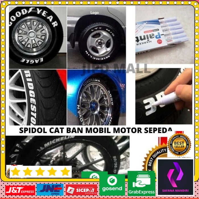 Spidol Cat Ban Mobil Motor Sepeda Marker Gana 111127