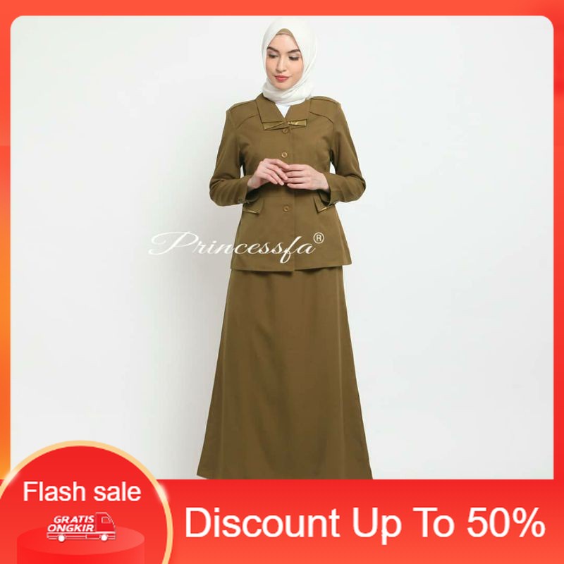 (PROMO) seragam Pemda tua / Pemda khaki / blazer PNS / seragam pns pakai pangkat