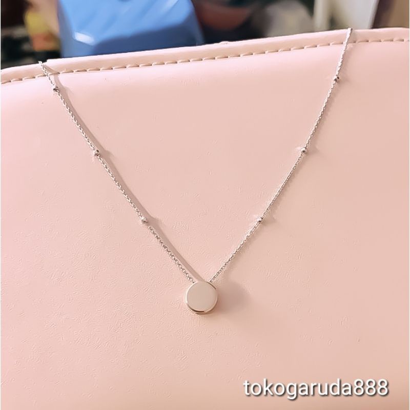 restock Kalung liontin anak dan dewasa emas asli kadar 750 75% 17k jedar bintang bunga clover bulat 