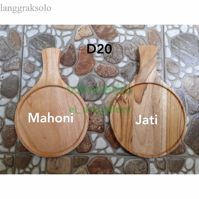 

Talenan Kayu Pizza/Tatakan Pizza /Tatakan Penyajian Pizza Coakan d20cm - Coakan Mhni d20 murah