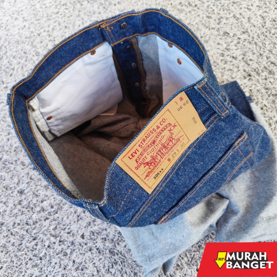 Uang kembali jika tidak asli- vintage Levis 501xx original dead stock