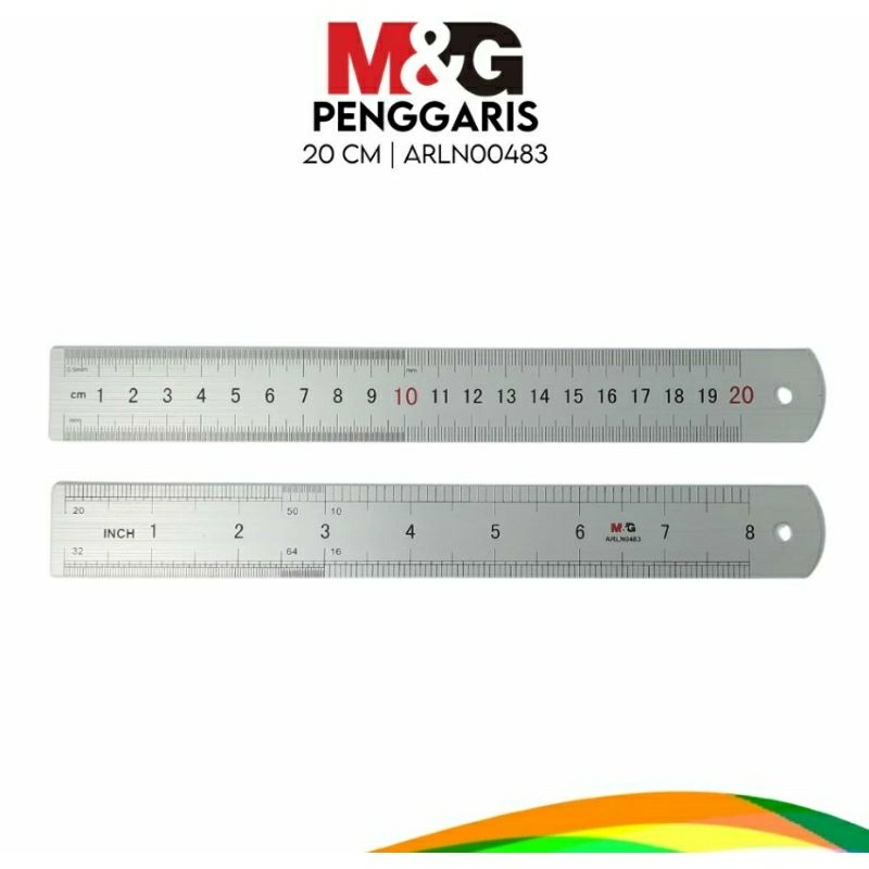 

M&G Penggaris Besi Aluminium Alloy Ruler 20cm ARLN 0483