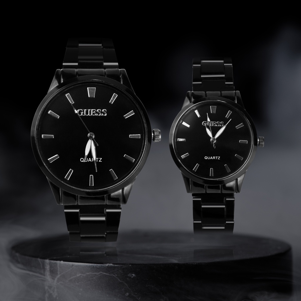 Jam Tangan Couple Guess Rantai Analog