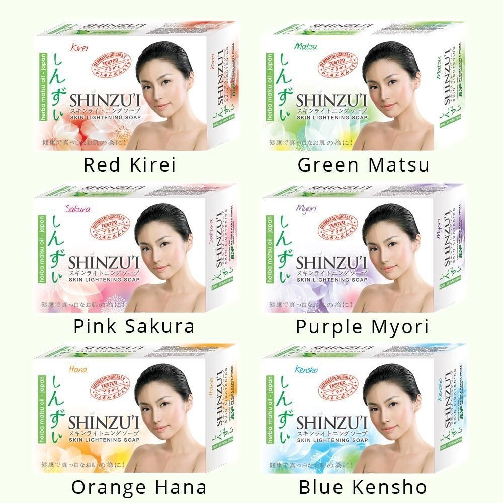 

Promo SHINZUI SABUN BATANG 80gr SKIN LIGHTENING BAR SOAP RED KIREI GREEN MATSU PINK SAKURA PURPLE MYORI ORANGE HANA BLUE KENSHO BARSOAP SHIN ZUI SHENZUI PERLENGKAPAN PERAWATAN TUBUH WANITA SHINZU`I Murah