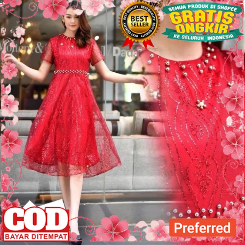 PROMO DRESS NATAL TERLARIS / DRESS PESTA / DRESS WANITA KEKINIAN 2021 / DRESS KOREA / DRESS GEREJA /