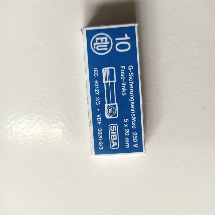 GW88 Fuse Kaca T1A 250V Fuse SIBA P/N.7000135