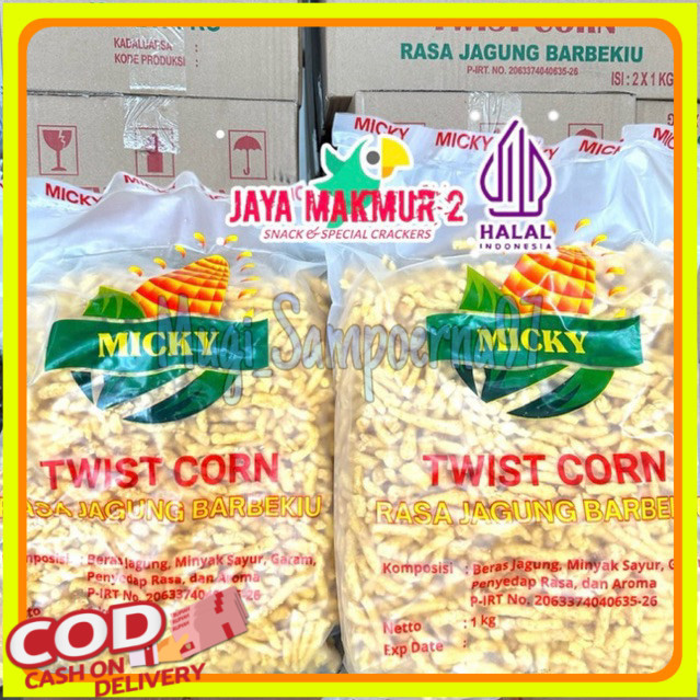 

1kg twist corn jagung bakar original tes