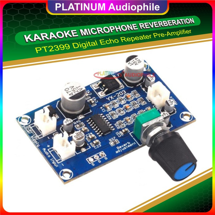 Terlaris TERLARIS PT2399 Karaoke MIC Microphone Reveberation Modul Digital Echo Delay PT2399-02