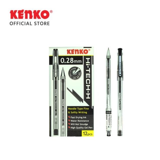 

PRODUK TERLARIS Pen Hitec Kenko 0.28 [Per Lusin] - Biru