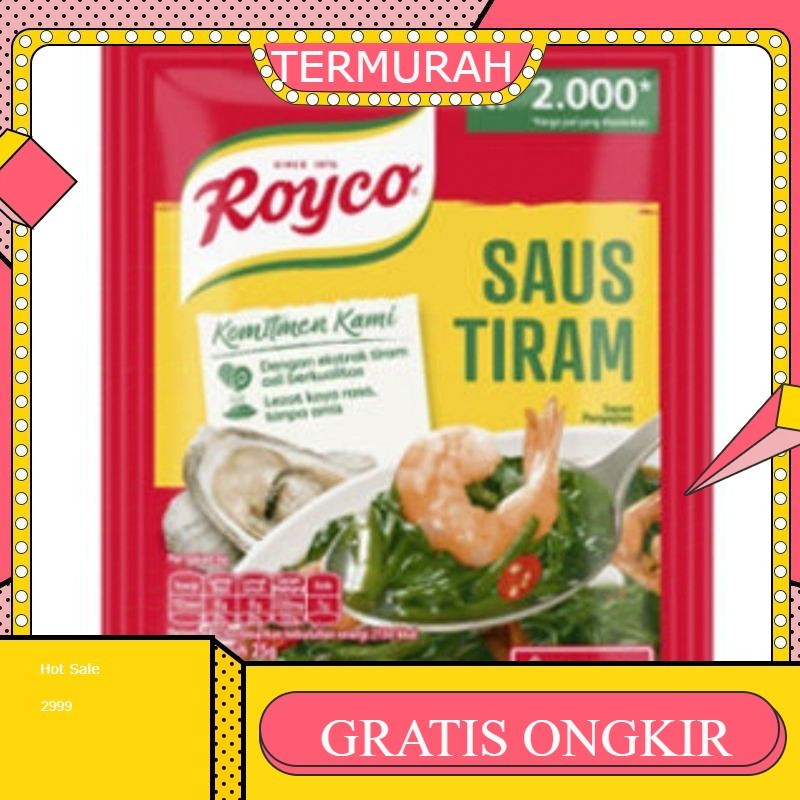 

royco saus tiram kemasan saset 20*25g 2rtg