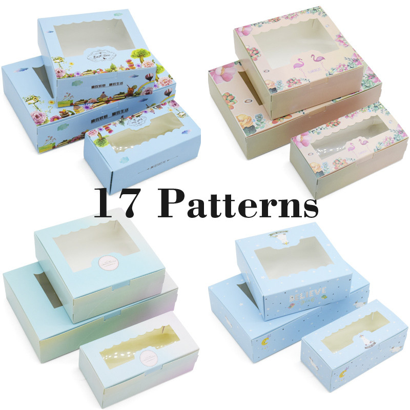 

5/10PCS Candy Box Window Gift Bags Wrapping Supplies Baby Shower Birthday Wedding Favors And Gifts Party Unicorn Packaging