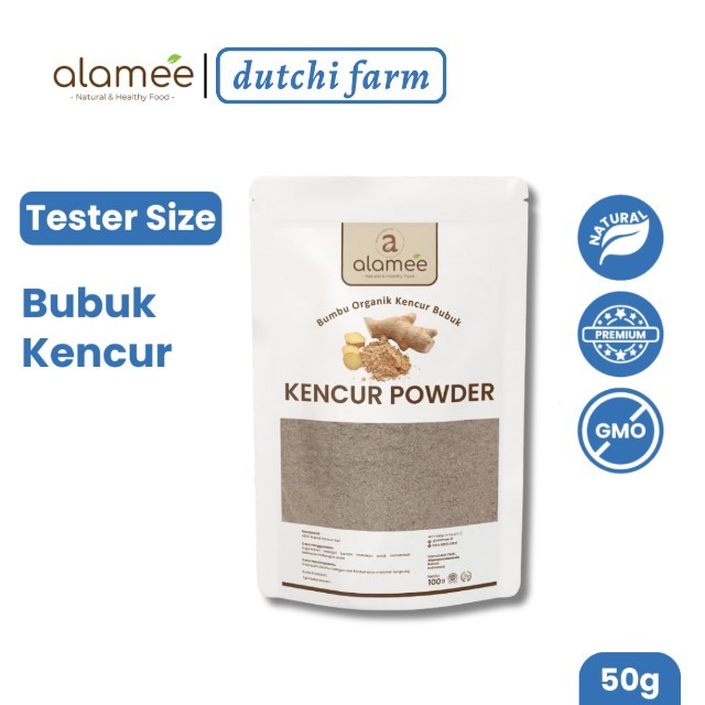 

ALAMEE Kencur Bubuk Bumbu Dapur Organik Murni Asli Tanpa Campuran Powder Spice 50g Dutchi Farm