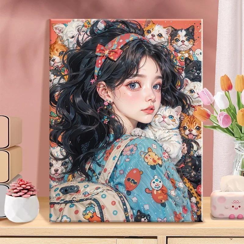 

4952071Digital oil painting living room decorative painting sofa background wall hanging painting