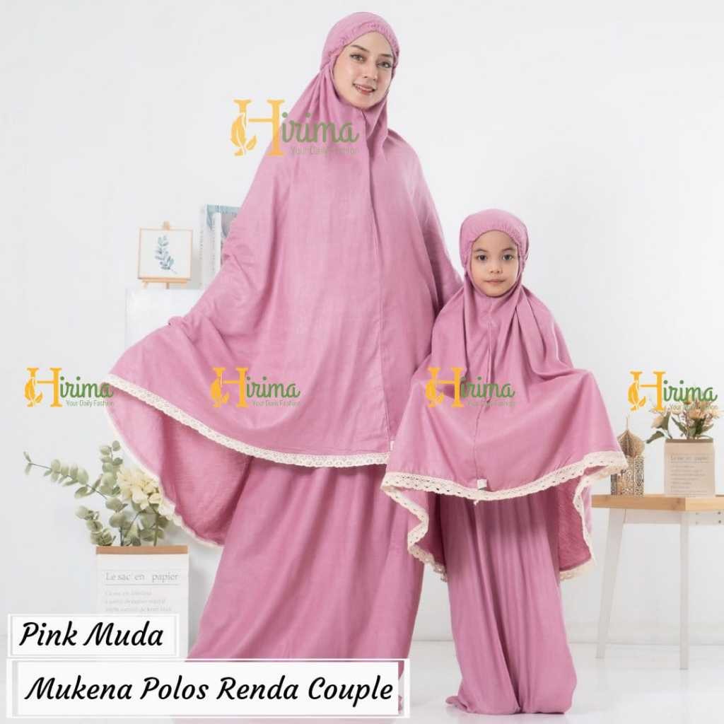 Mukena Rayon Polos Ibu dan Anak | Mukena Anak SD | Mukena Anak TK