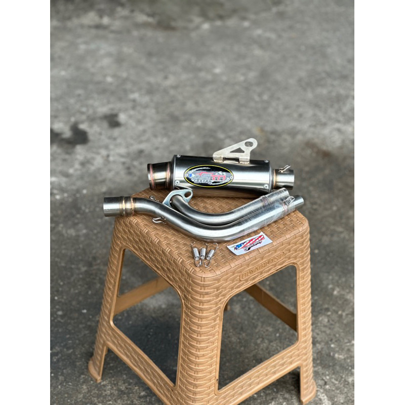 KNALPOT RACING ASTN CUSTOM AUSTIN CUSTOM EMPUSH CLD BAHAN STAINLESS BEAT SCOOPY