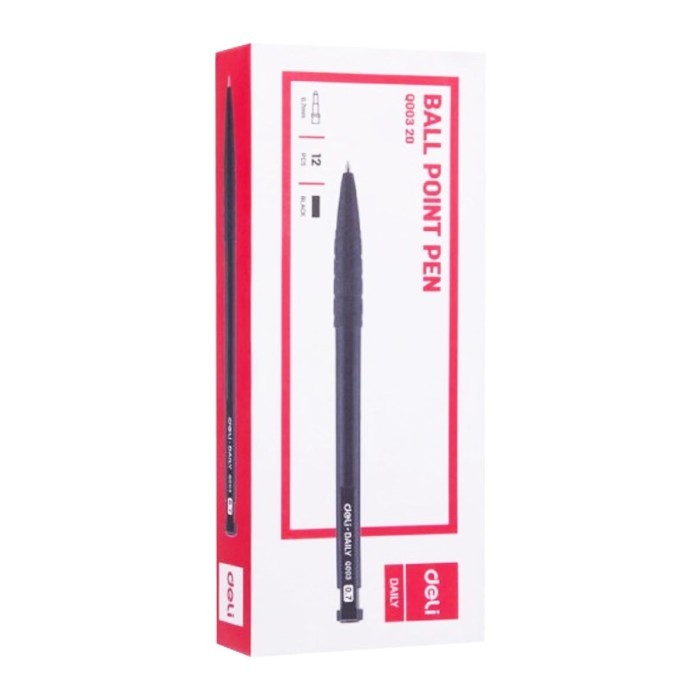 

Deli Q003 Pen 0.7mm Ballpoint Cetek Pulpen Pena