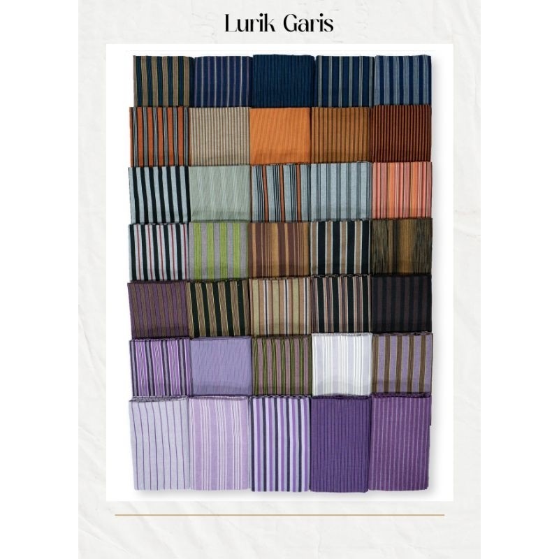 LURIK kain tenun lurik prasojo/MOTIF GARIS MURAH MERIAH