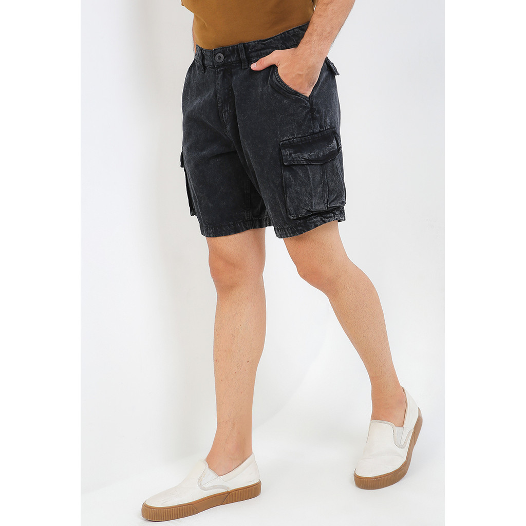 X EIGHT Hendery Shorts - Celana Jeans Pendek Pria