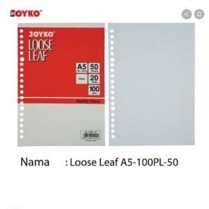 

(1pack) loose leaf A5 Joyko polos