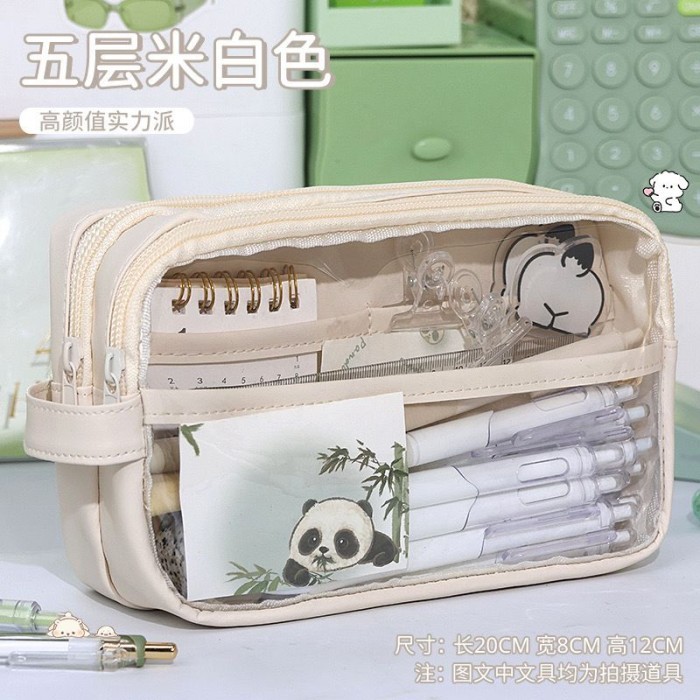 

OMYGOOSE KOTAK PENCIL ANAK / KOTAK PENSIL TRANSPARAN / DCW 091 - GREEN