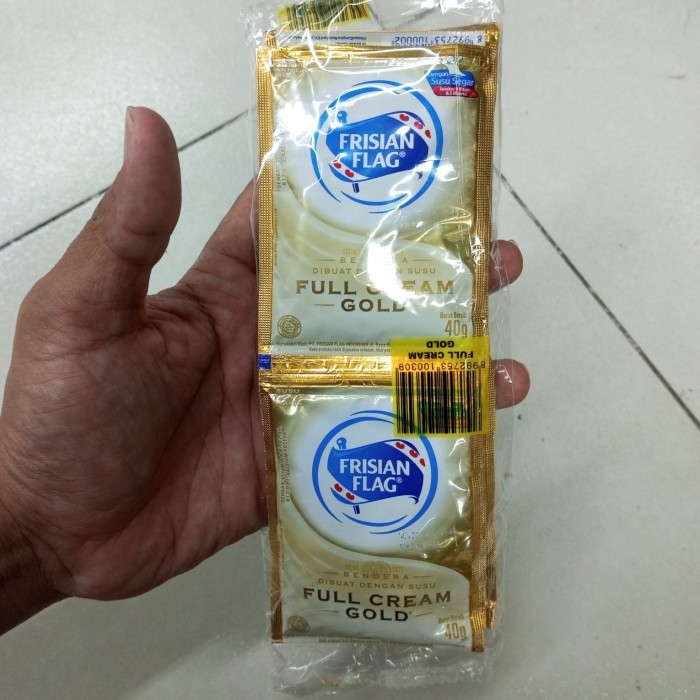 

Frisian Flag Susu Kental Manis Gold Saset 6x38gr