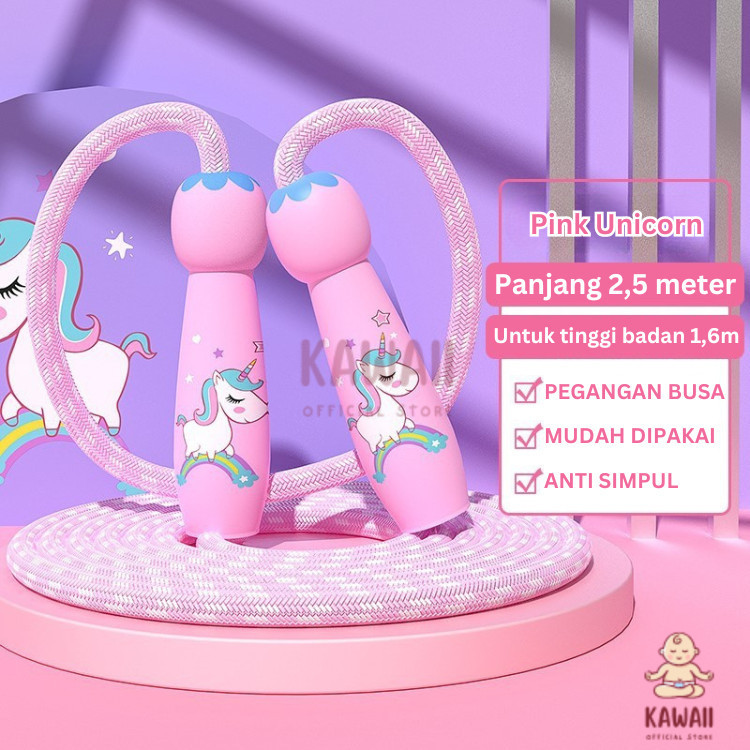 KS Tali Skipping Tali Lompat Anak Dewasa Karakter 250cm Tali Lompat Tali Jump Rope Skipping Rope Lon
