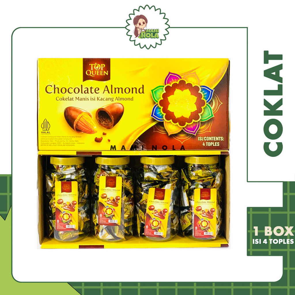 

Top Queen Chocolate Almond Coklat Almond Hampers Lebaran Gift Hantaran