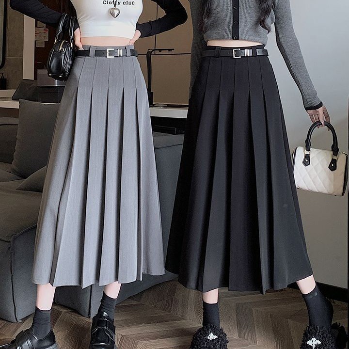 Best Deals Yuruma Rok Lipit Maxi Korea Rok Panjang
