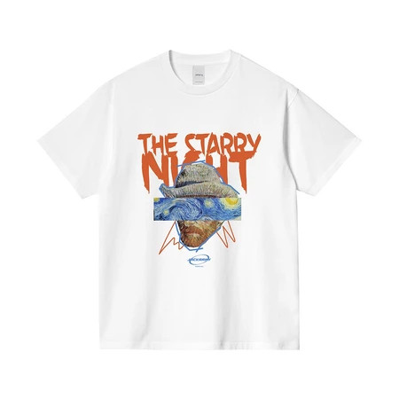 Kaos Putih Oversized Boxy T-shirt Unisex Kapas White T shirt Kaos Boxy Fit Pikiran yang Manis Putih 