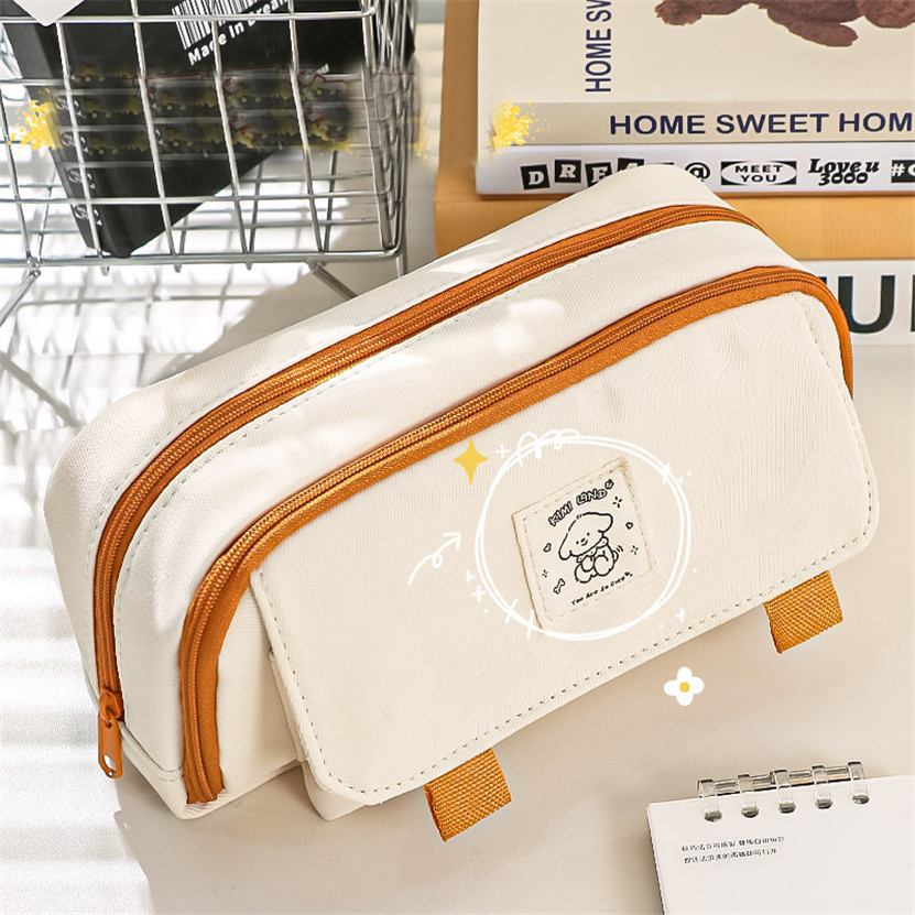 

Pencil Case Cases Cute Stationery Bag Estuche Big School Storage Pen Box 2024 Material Escolar Girls Kalemlik Papeleria Coreana