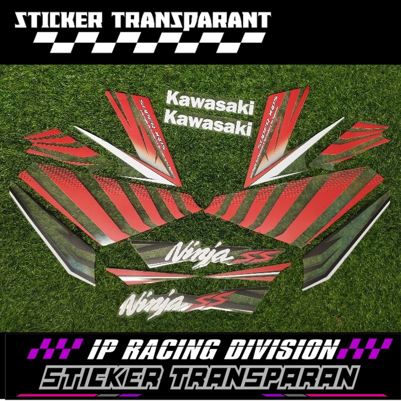 STRIPING STICKER NINJA SS NINJA R CUSTOM TRANSPARAN