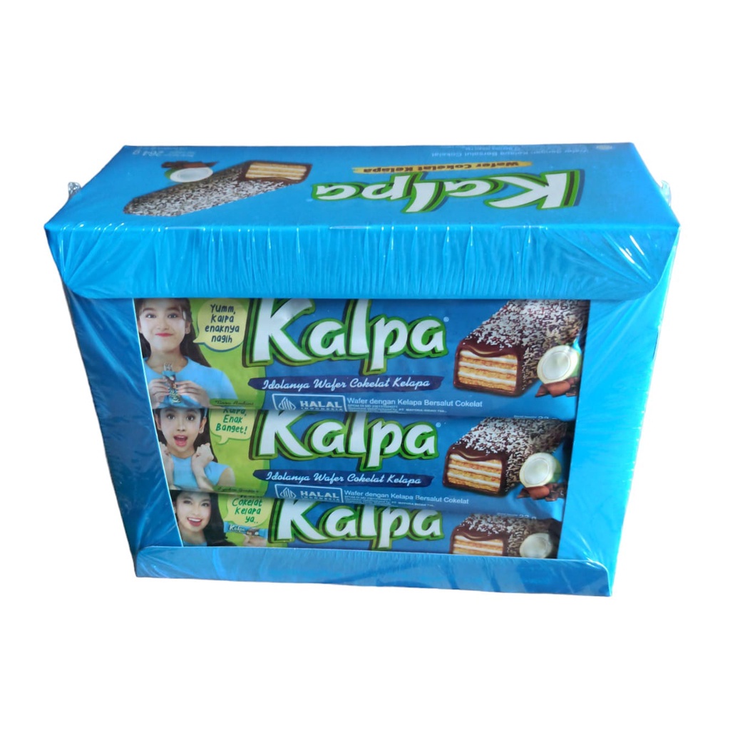 

Kalpa Wafer Coklat Kelapa 1 Box isi 12 pcs