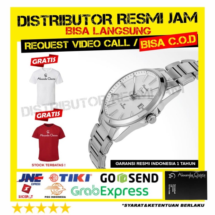 Jam Tangan Couple Alexandre Christie AC 8560LD - 8560MD