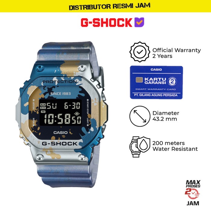 GShock GM-5600SS-1DR GM-5600 GM5600SS GM5600 Garansi Resmi 2 Tahun