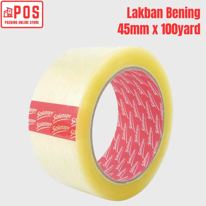 

Lakban Bening 2inch 45mmx100yard | Solatape