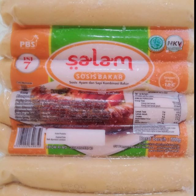 

SALAM SOSIS BAKAR 500GR