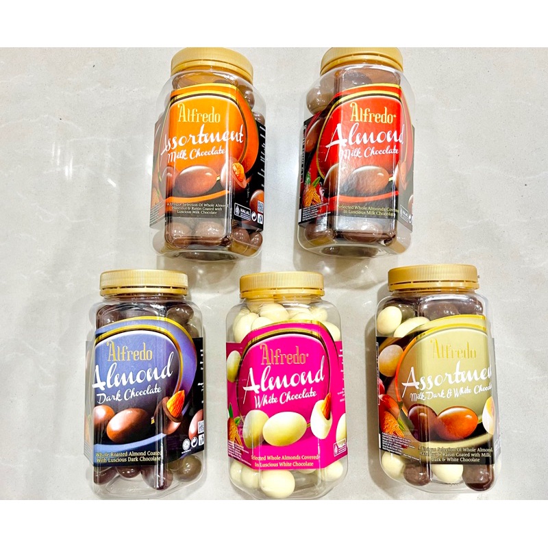 

Coklat Alfredo Chocolate Almond 450g Coklat Bulat