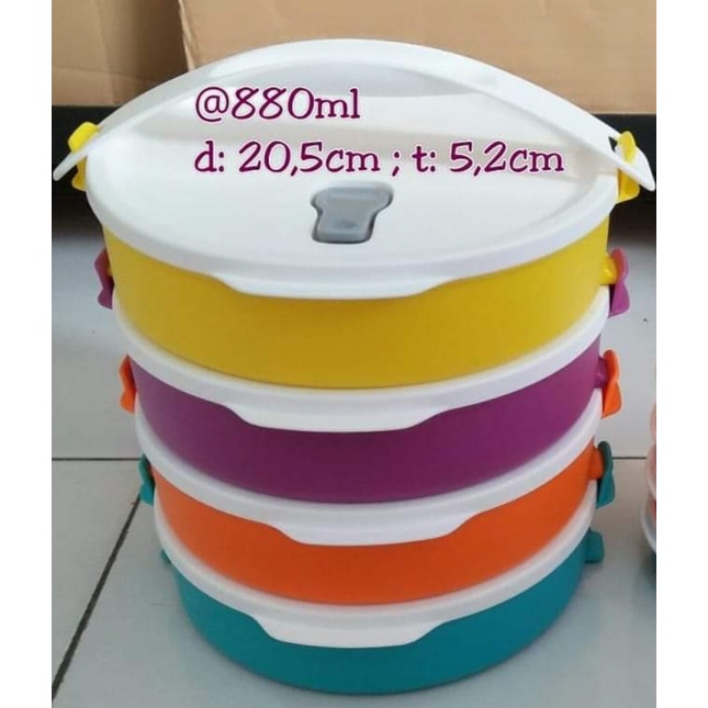 Click To Go Round set tupperware