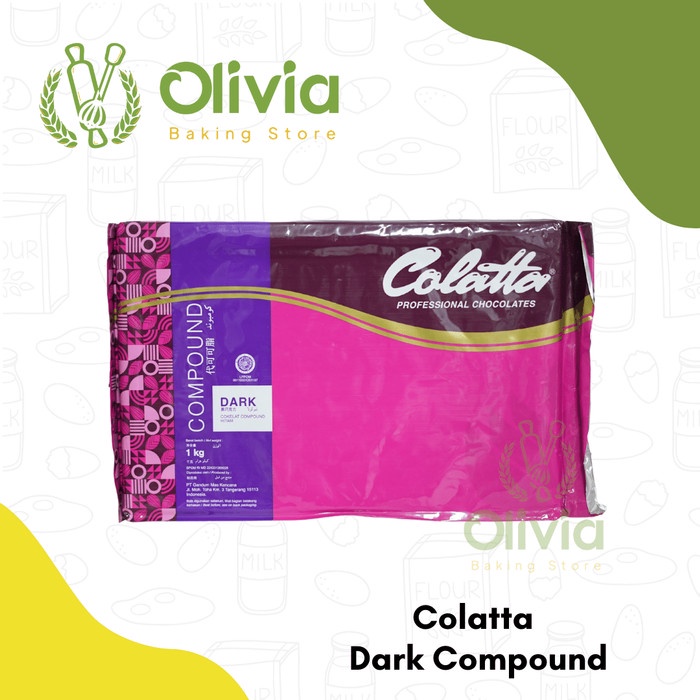 

Promo Termurah [ Best Seller ] Colatta Chocolate Compound 1 Kg 3 Varian - Dark Chocolate