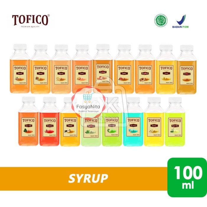 

Sirup Tofico Repack / Syrup Tofico All Varian (Botol Plastik 100ml) - Hazelnut - FasyAnita Mart Denpasar